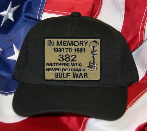 GULF WAR IN MEMORY 90-91 382 HAT PATCH CAP BROTHERS WHO NEVER RETURNED - Picture 10 of 26