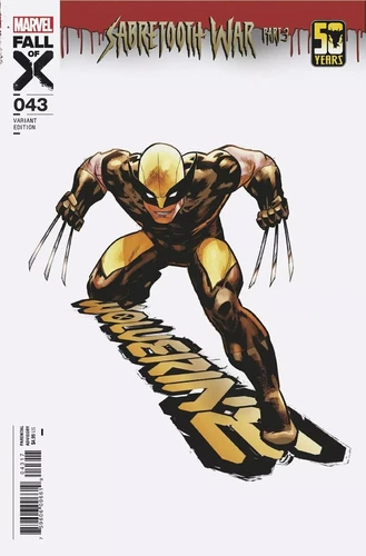 WOLVERINE #43 (JAN BAZALDUA 1:25 RATIO VARIANT)(2024) COMIC BOOK ~ Marvel