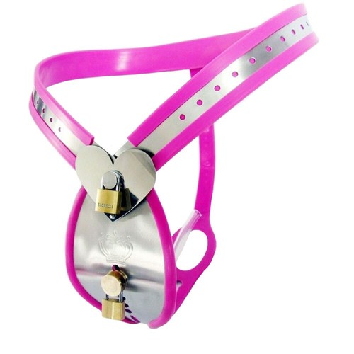 Bound Chastity Belt Sissy Designed Device Heart-shaped Stainless Steel Lock New - Bild 7 von 7