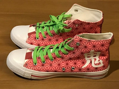 KIMETSU NO YAIBA (DEMON SLAYER) ~SNEAKERS (size 35)~ "NEZUKO" Original Japan NEW - Picture 4 of 10