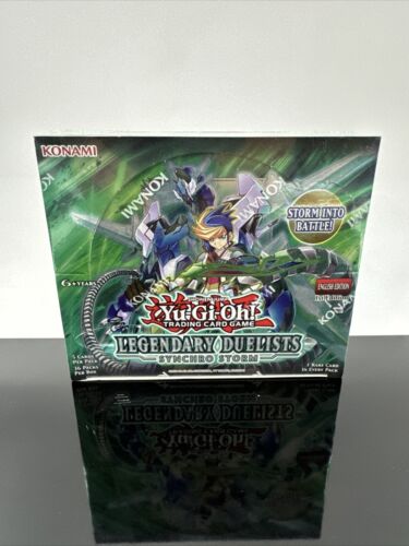 Yu-Gi-Oh Cards - Legendary Duelists: Synchro Storm - Booster BOX (36 Packs) -New - Picture 1 of 2