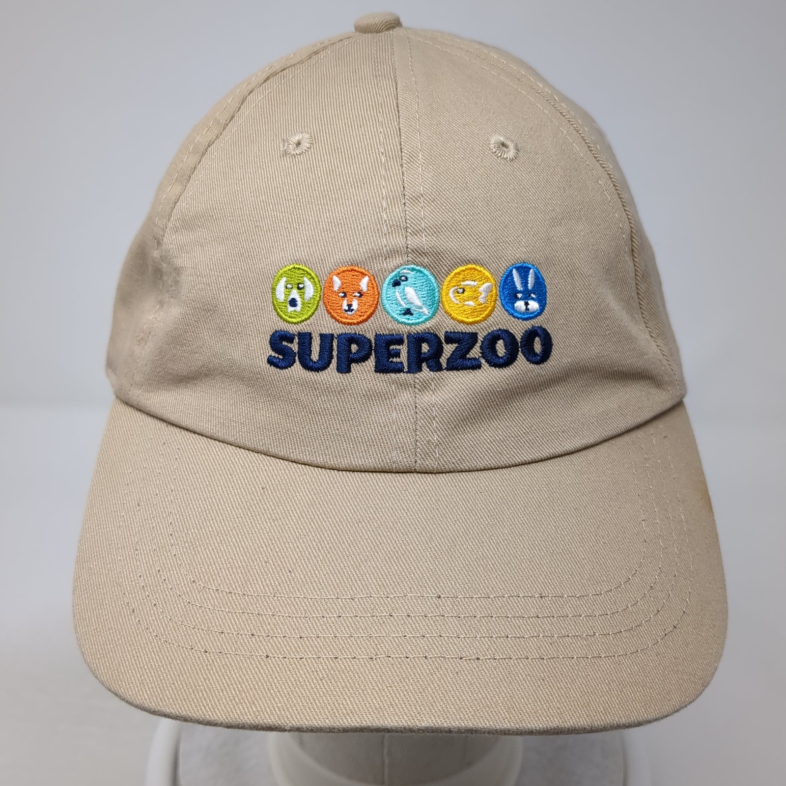 Superzoo Slideback Hat Solid Beige One Size Adjus… - image 2