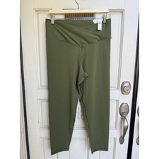 OFFLINE by Aerie Real Me Crossover 7/8 High Rise Leggings Olive Green Size XXL