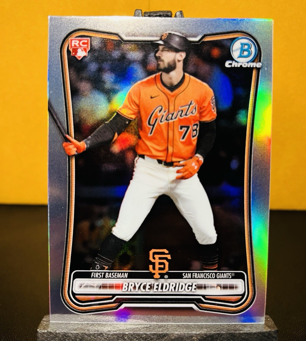 2026 Bowman Chrome - Bryce Eldridge #58 Rookie Red RC Logo