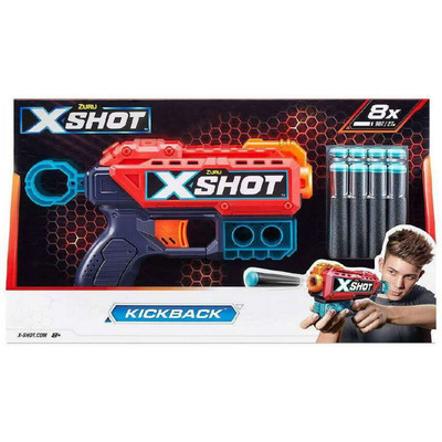 X-Shot Excel Kickback Blaster by Zuru: The Ultimate Kids' Gun Toy for Fun Games