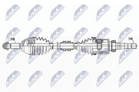 NTY Antriebswelle NPW-NS-148 FüR Nissan Juke F15 Dci