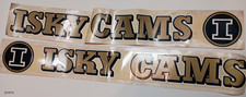 Isky Cams Contingency Water Slide Decals Vtg 1968 Rare 22 X 3.5 2pc Isky Cams Contingency Water Slide Decals Vtg 1968 Rare 22 X 3.5 2pc