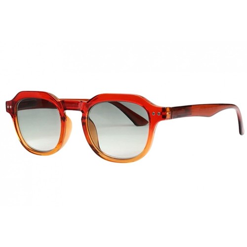 Lunettes De Lecture Rondes Marrons - Dioptrie +4 - Marque New Time - Neuf Avec étiquettes