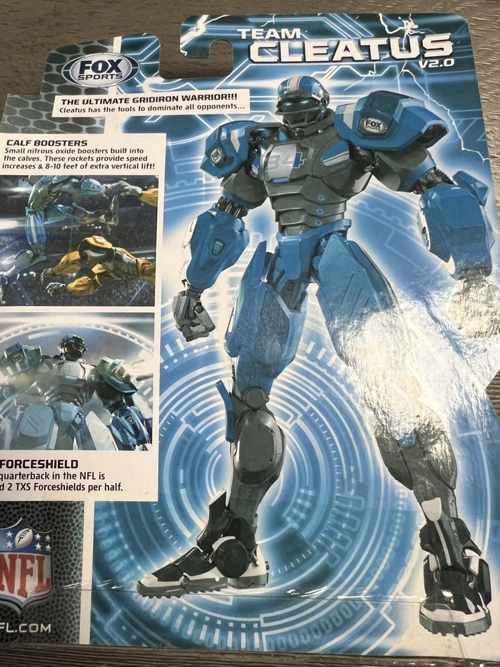 Los Angeles Rams LOT OF 2 NFL Mini Cleatus Foxbot 3" Keychain New FREE SHIPPING - Image 3 of 3