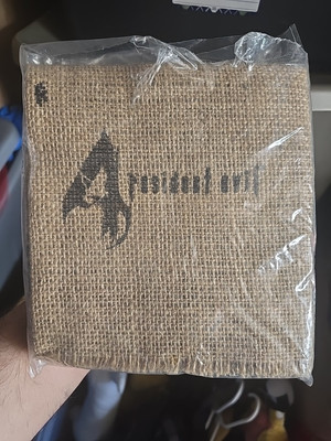 Rare Open Resident Evil 4 Promotional Sack/Bag Mask, Chainsaw Man / Dr. Salvador