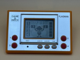 Nintendo Game & Watch FLAGMAN  FL-02 1st Ed Silver Series 1980 New Old Stock
