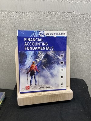 Financial Accounting Fundamentals by John J. Wild 2025 Release Hardcover English