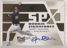 2008 SPx Rookie Signatures Jerry Blevins #131 Auto 2u3