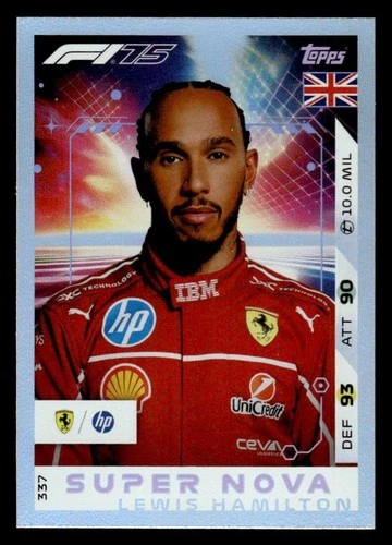 2025 Topps Turbo Attax F1 #337 Lewis Hamilton card