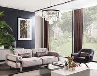 Wohnzimmer Dreisitzer Design Sofa 3 Sitzer Polster Couch Sofas Beige