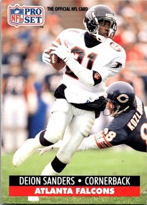 1991 Pro Set #98 Deion Sanders
