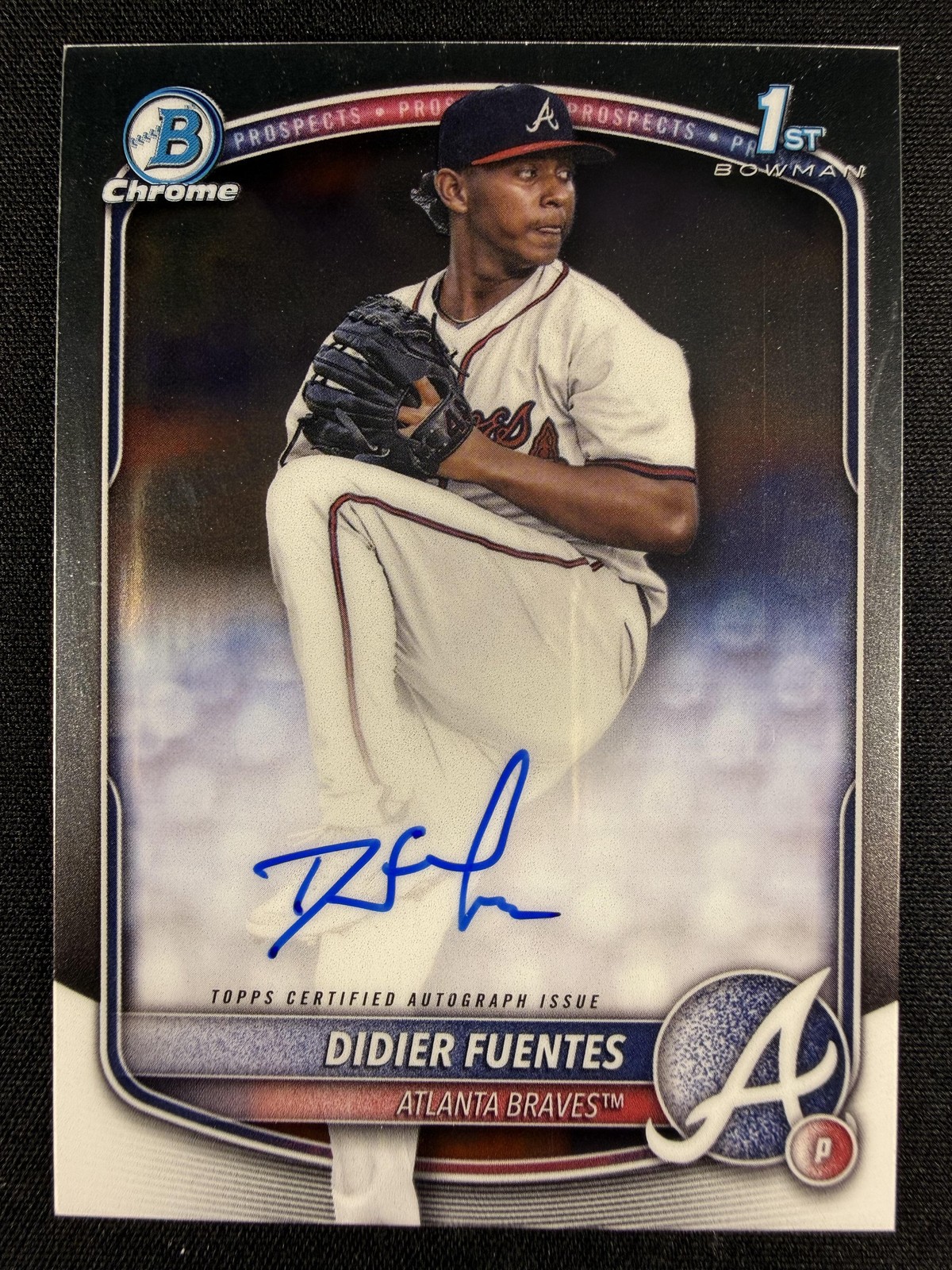 2025 Bowman - Chrome Prospect Autographs #CPA-DFU Didier Fuentes 1st Auto