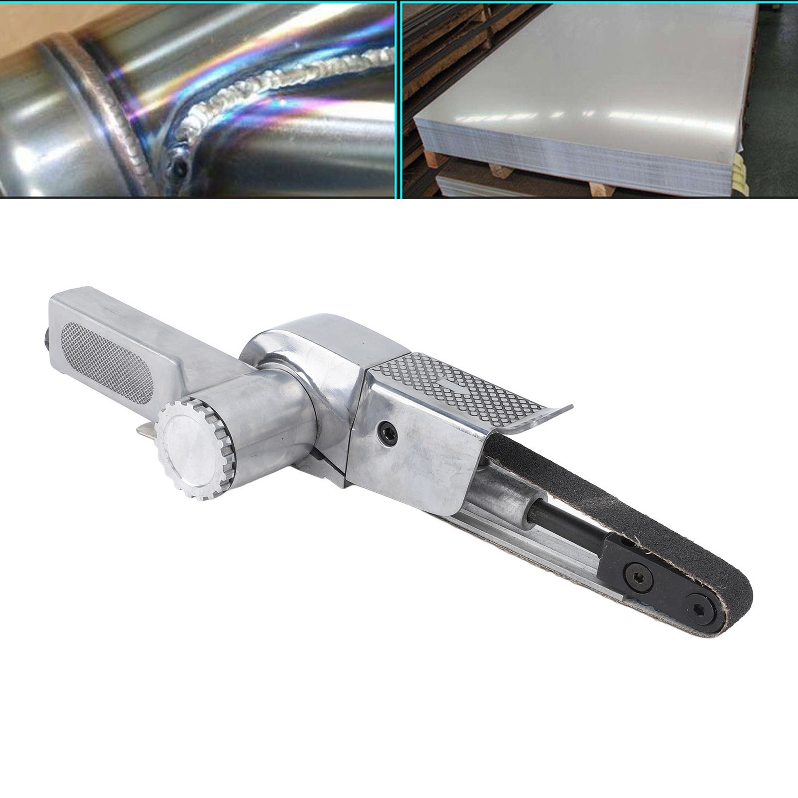 Pneumatic Belt Sander Adjustable Speed Smooth Grinding Angle Grinder Pneuma BAJ
