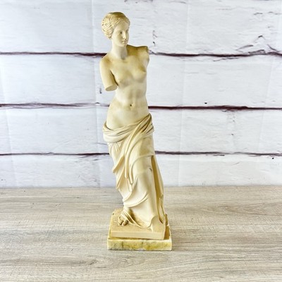 Vtg Venus De Milo Statue Classic Sculpture Signed A. Giannelli 16'' Italy