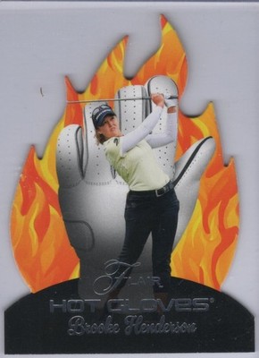 Brooke Henderson 2026 Upper Deck Fleer Ultra Golf HOT GLOVES Die Cut 1:75