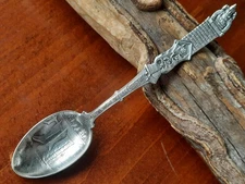 Sterling Siver Gorham Santa "Twas the Night Before Christmas" Demitasse Spoon