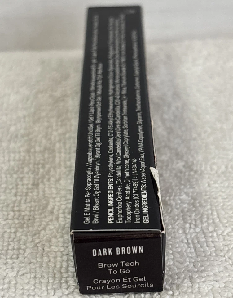 Smashbox Brow Tech To Go Pencil + Gel Dark Brown Pencil 0.007oz/.10oz Gel 2-n-1 - Image 2 of 4
