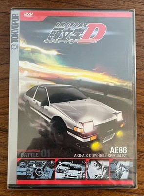 Initial D First Stage DVD 3 Disk Collection Ch. 1-27 Anime NEW FACTORY SEALED