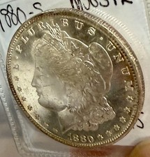 1880 S Proof Like Morgan Dollar, Brilliant Uncirculated, Frosty Gem, Nice Coin!