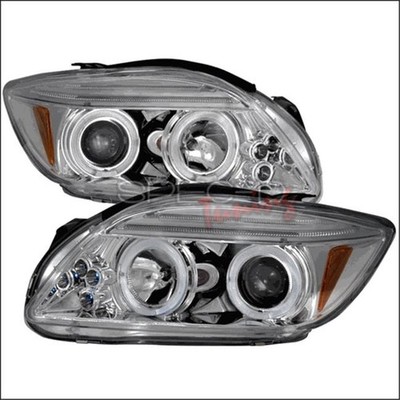 Spec-D Tuning 2LHP-TC05-TM Halo LED Projector Headlights for 05 to 10 Scion T...