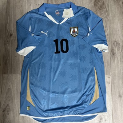 MINT Diego Forlan 10 XL URUGUAY 2010 WC HOME Jersey Camiseta