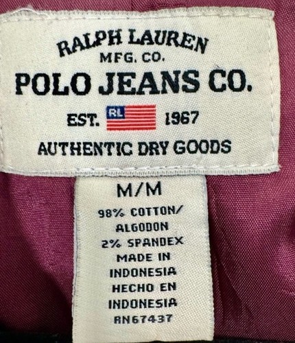Ralph Lauren Polo Velluto Corto Blazer Donna Borgogna M - Foto 3 di 4