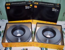 Lot of 4 Vintage Kodak Carousel Transvue 140 Slide Trays  140 2x2 Slides