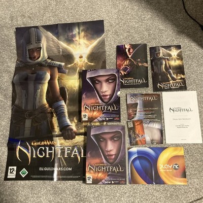 Guild Wars Nightfall PC CD-Rom Komplett 2006 Vintage Big Box Spiel Ncsoft