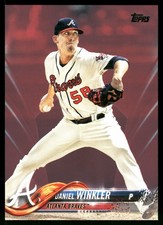 Daniel Winkler Atlanta Braves 2018 Topps Update Pink #US93 SN /50
