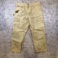 Wrangler Workwear Ripstop Ranger Cargo Pants Men  s 36x30 Relaxed Fit WMWR1BR