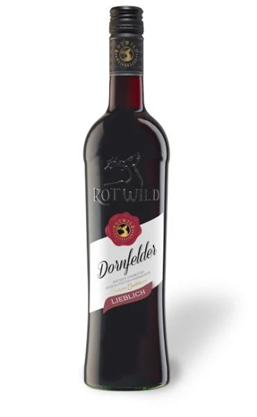 Rotwild Rotwein Dornfelder Lieblich Deutschland 1 x 0,75 L Rotwein