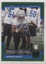 2017 Panini Donruss Rookies Press Proof Green Jarrad Davis #360 jn1