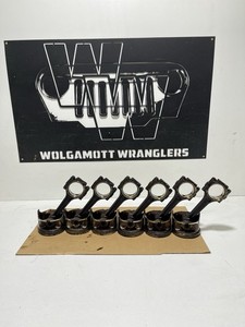 SET OF 6 97-06 Jeep TJ Wrangler Standard Size Piston Connecting Rod 4.0 6 CYL