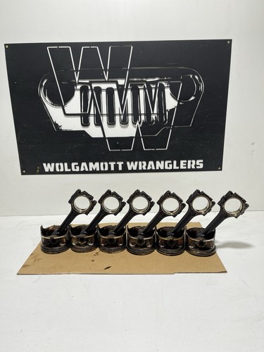 SET OF 6 97-06 Jeep TJ Wrangler Standard Size Piston Connecting Rod 4.0 6 CYL