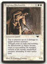 Argivian Blacksmith - Antiquities - Magic: The Gathering
