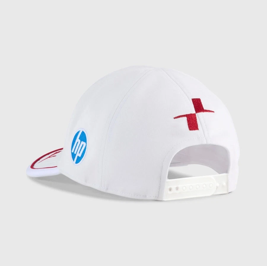 Ferrari Bordado Hombre Ajustable Carreras Casual Deportes Gorra de Béisbol Nuevo Blanco Foto 4 de 4