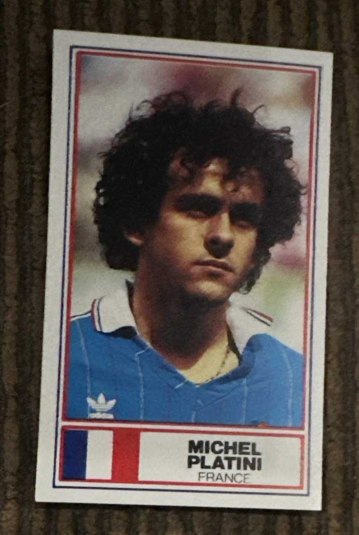Carte Michel Platini – France Vs RFA – Coupe Du Monde 82 – Rookie Card Rare