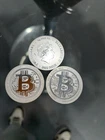 Lot of 3 $2 Nune Bitcoins .9999 Fine Silver 1  oz Each