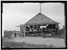 Fort Myer VA Orville Wright 1909 Army Flights Hangar biplane ground crew