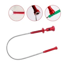 24" LED Magnetic Flexible Mechanic Claw Pick-Up Tool Spring Loaded Parts Grabblh
