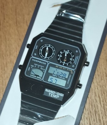 HUMPBUCK NANO-DIGI TEMP Black Watch