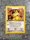 Pokemon TCG Cards 1st Edition Meowth 62/82 Team Rocket EXC