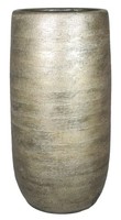 Inna-Glas Keramikvase Mit Maserung, Gold, 60 Cm, Ø 29 Cm