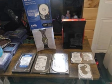 HHD Hard Drive Lot. 8 Hard Drives. All Are Used & Working Condition. No Cables
