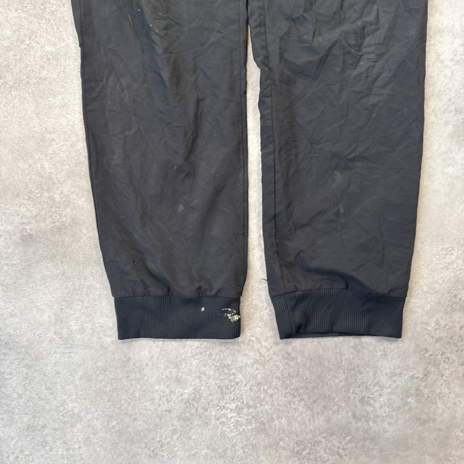 Adidas Track Pants Mens Medium Primegreen Straight Fit Sports Joggers Black thumbnail 5